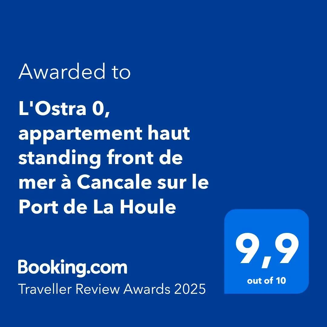 L'Ostra 0, Appartement Haut Standing Front De Mer A Cancale Sur Le Port De La Houle France